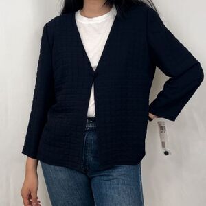 NWT Vintage Lightweight Navy Lightweight Asian Jacket Blazer
